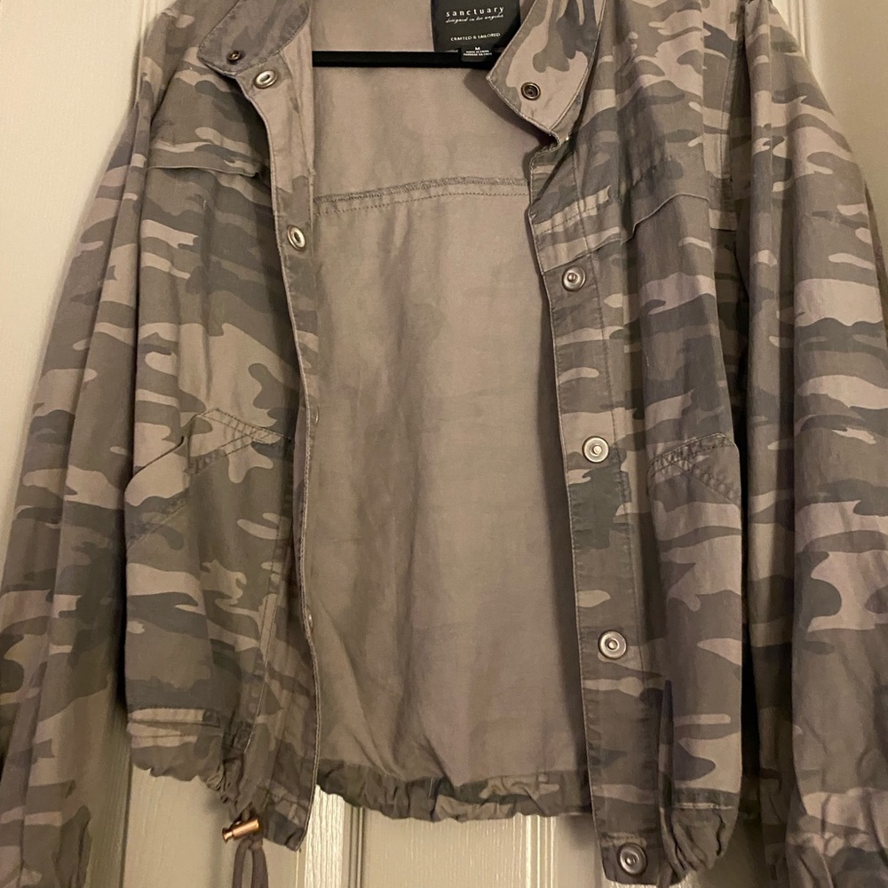 Army print jacket - Picture 7 of 8